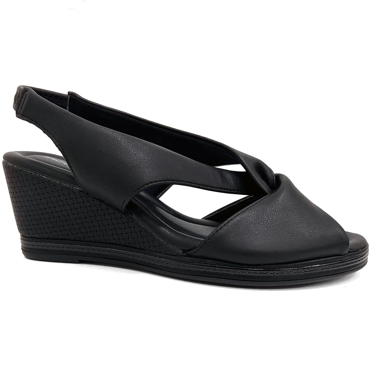 Sandália Piccadilly Anabela Conforto 408221 Preto Sandália Piccadilly Anabela Conforto 408221 Preto