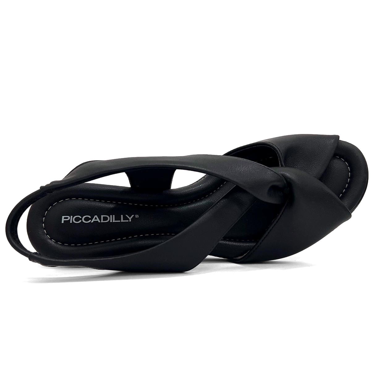Sandália Piccadilly Anabela Conforto 408221 Preto Sandália Piccadilly Anabela Conforto 408221 Preto