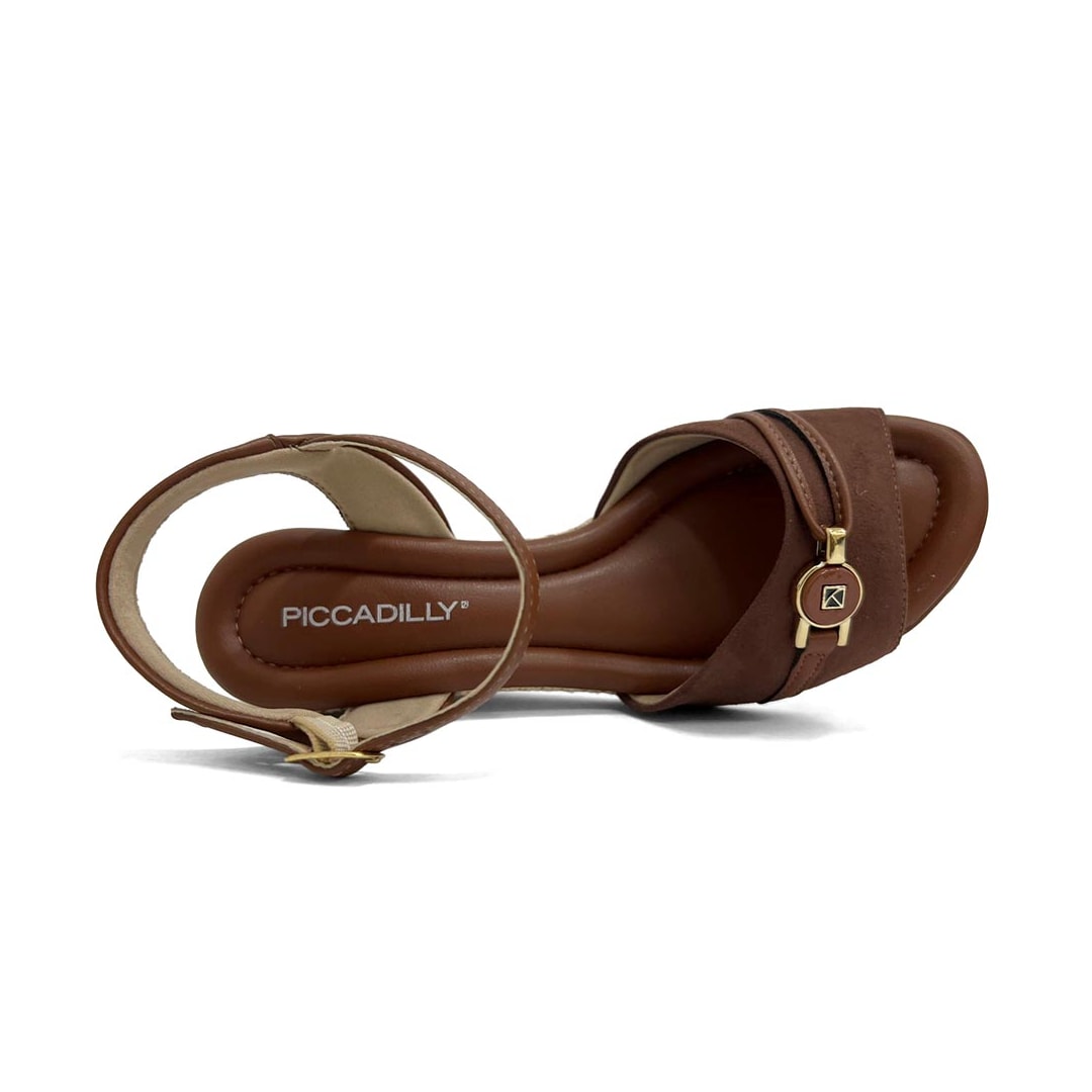 Sandália Piccadilly Anabela Conforto 408243 Pinhao Sandália Piccadilly Anabela Conforto 408243 Pinhao