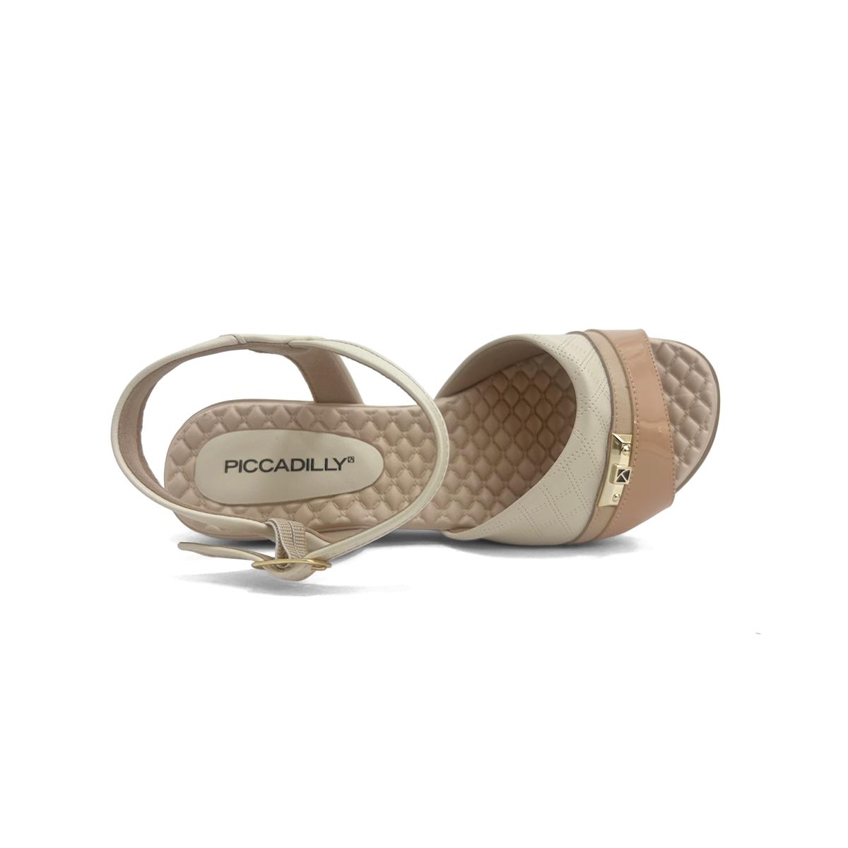 Sandália Piccadilly Anabela Conforto 540422 Off White Sandália Piccadilly Anabela Conforto 540422 Off White