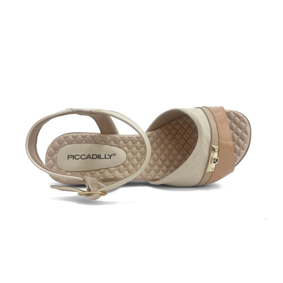 Sandália Piccadilly Anabela Conforto 540422 Off White Sandália Piccadilly Anabela Conforto 540422 Off White