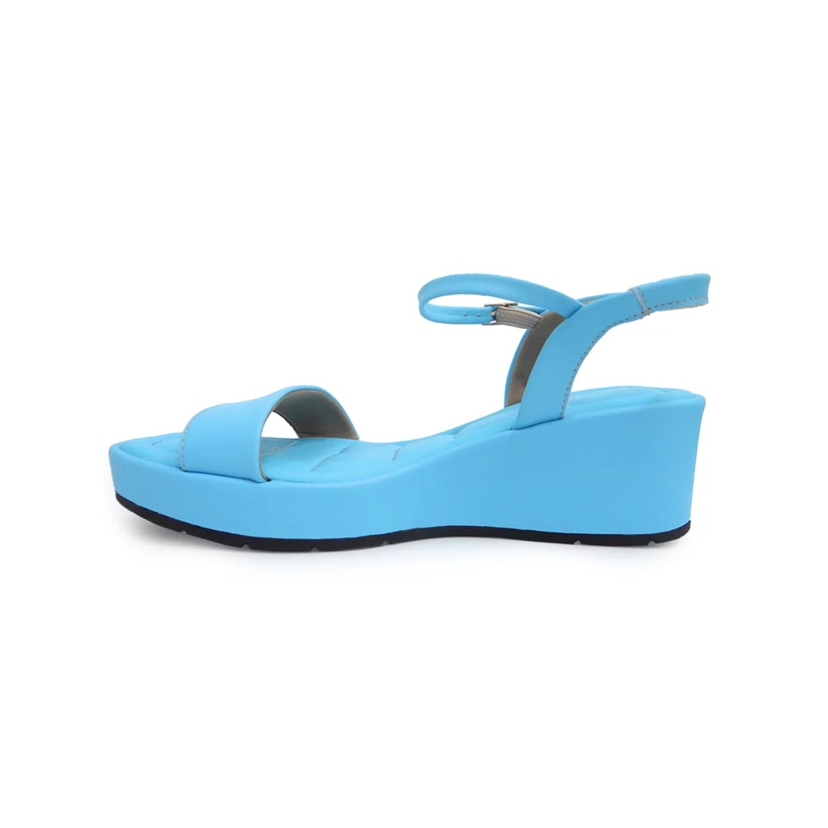 Sandália Piccadilly Anabela Conforto 580004 Azul Sandália Piccadilly Anabela Conforto 580004 Azul