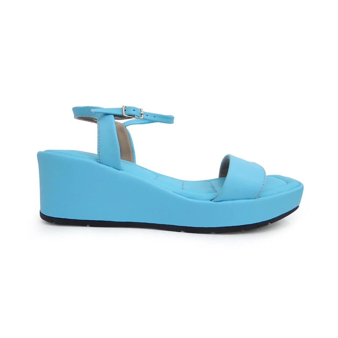 Sandália Piccadilly Anabela Conforto 580004 Azul Sandália Piccadilly Anabela Conforto 580004 Azul