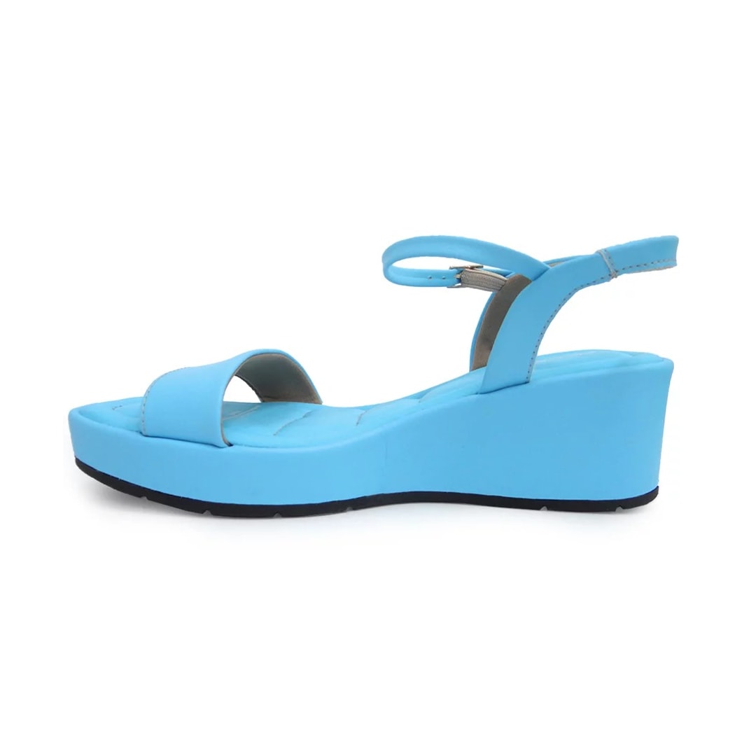 Sandália Piccadilly Anabela Conforto 580004 Azul Sandália Piccadilly Anabela Conforto 580004 Azul