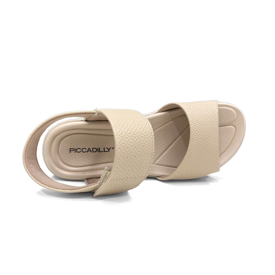 Sandália Piccadilly Anabela Joanete 239016 Brulee