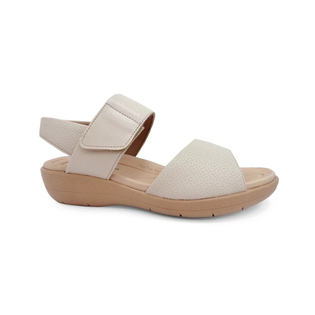 Sandália Piccadilly Anabela Joanete 239016 Off White