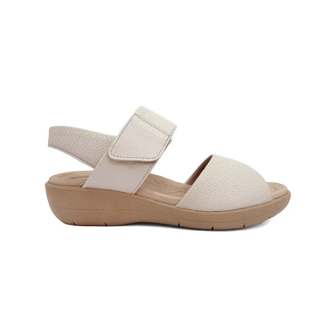 Sandália Piccadilly Anabela Joanete 239016 Off White