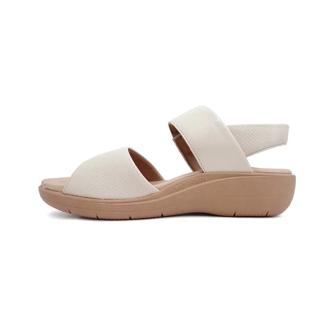 Sandália Piccadilly Anabela Joanete 239016 Off White