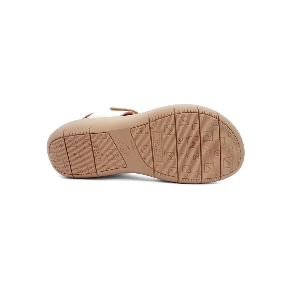 Sandália Piccadilly Anabela Joanete 239016 Off White Sandália Piccadilly Anabela Joanete 239016 Off White