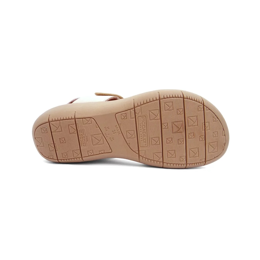 Sandália Piccadilly Anabela Joanete 239016 Off White