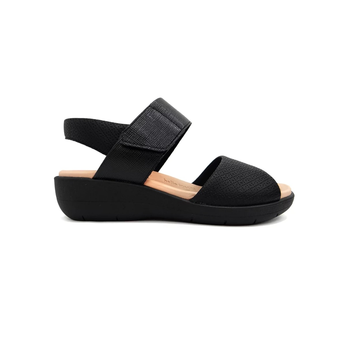 Sandália Piccadilly Anabela Joanete 239016 Preto Sandália Piccadilly Anabela Joanete 239016 Preto