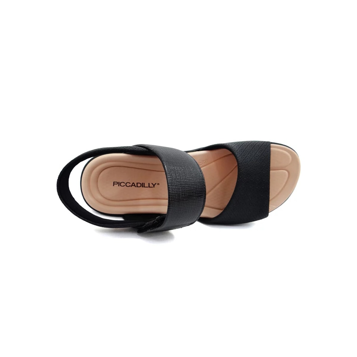 Sandália Piccadilly Anabela Joanete 239016 Preto Sandália Piccadilly Anabela Joanete 239016 Preto