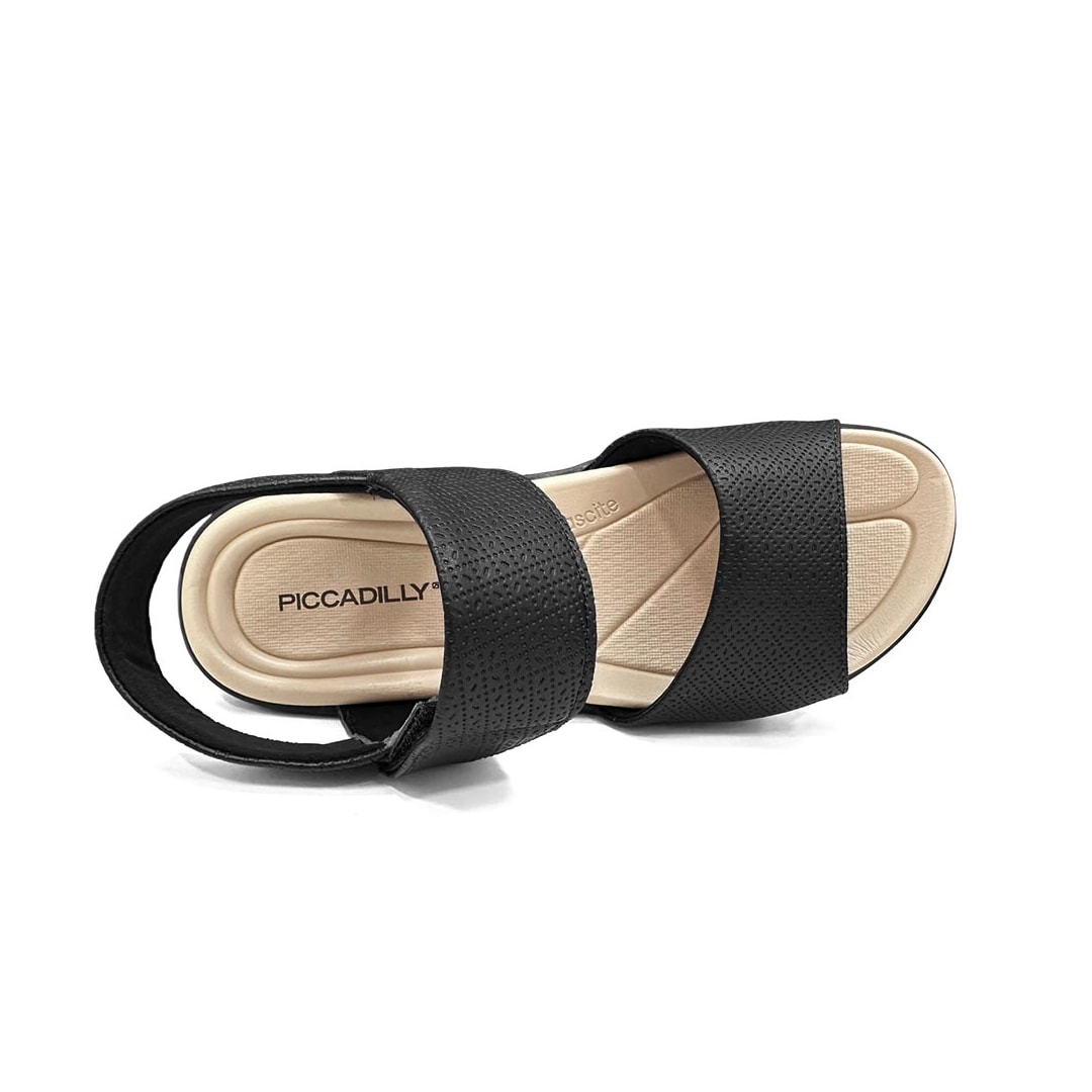 Sandália Piccadilly Anabela Joanete 239016 Preto Sandália Piccadilly Anabela Joanete 239016 Preto