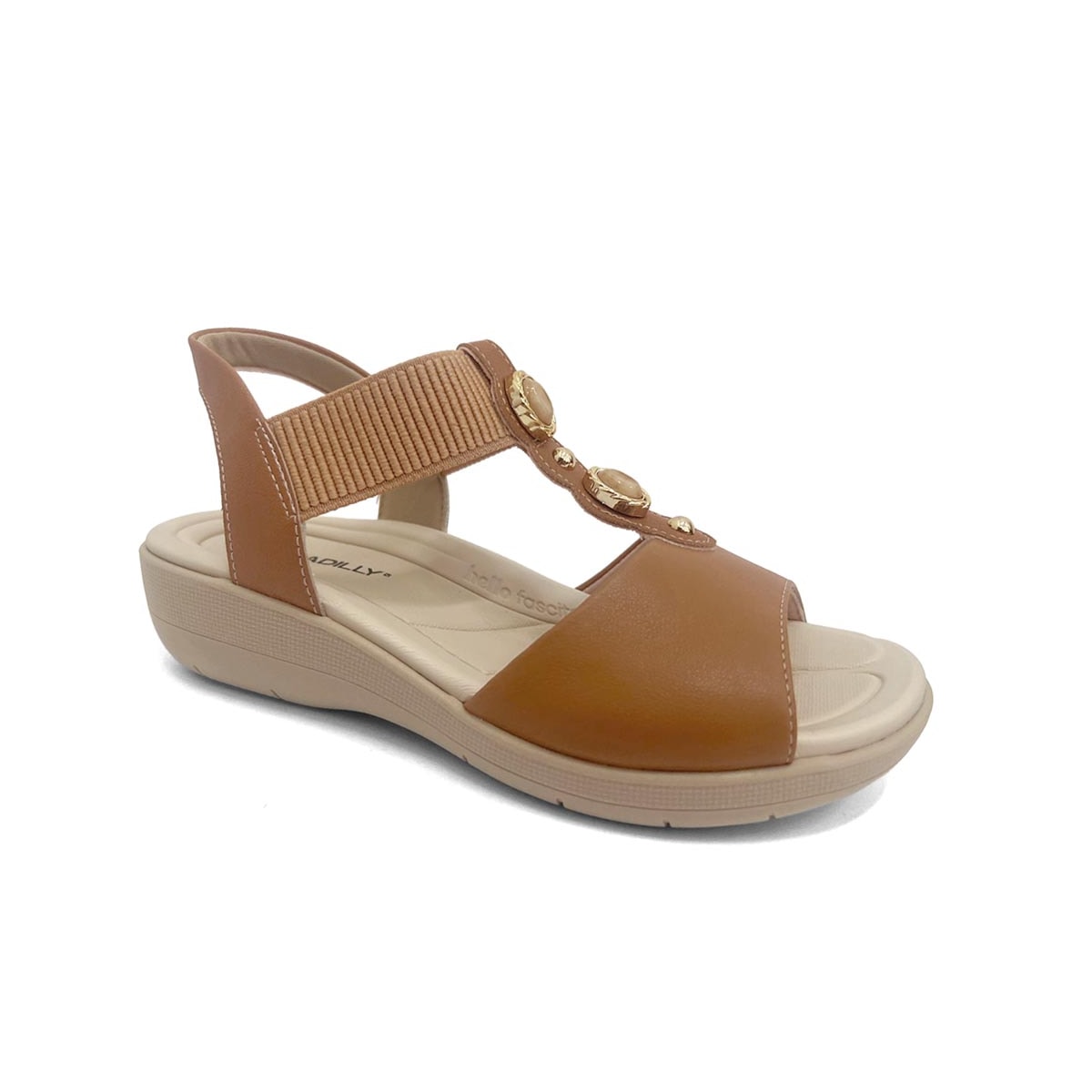 Sandália Piccadilly Conforto 239033 Mascavo