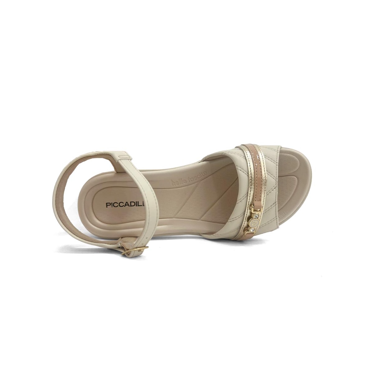 Sandália Piccadilly Conforto 239034 Off White Sandália Piccadilly Conforto 239034 Off White