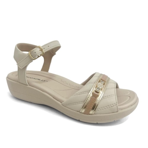 Sandália Piccadilly Conforto 239034 Off White