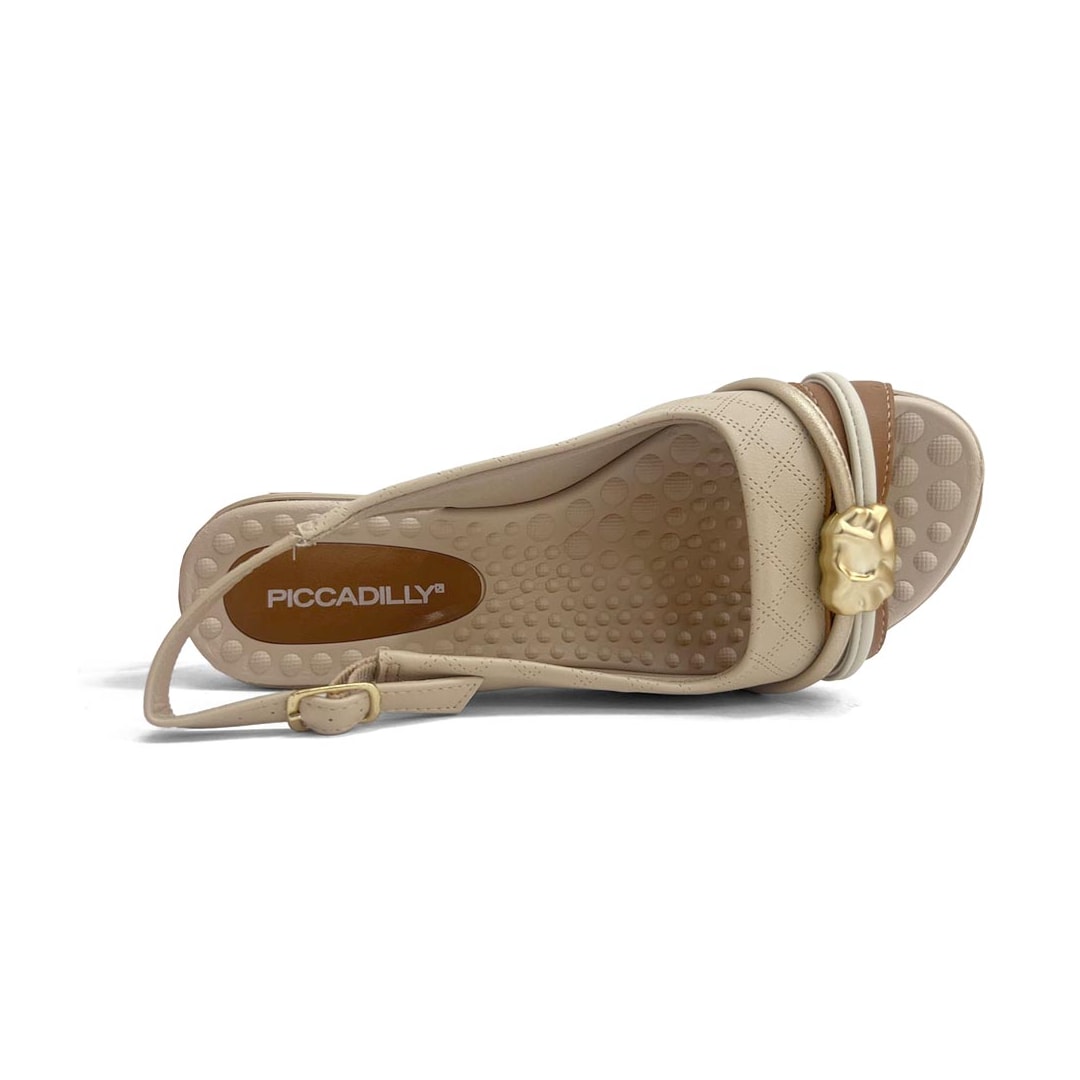 Sandália Piccadilly Conforto 500408 Nude Sandália Piccadilly Conforto 500408 Nude