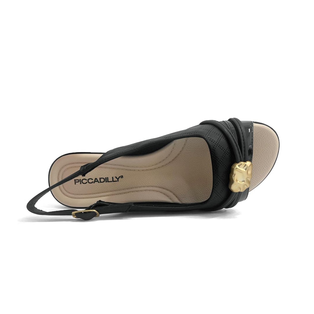 Sandália Piccadilly Conforto 500408 Preto Sandália Piccadilly Conforto 500408 Preto