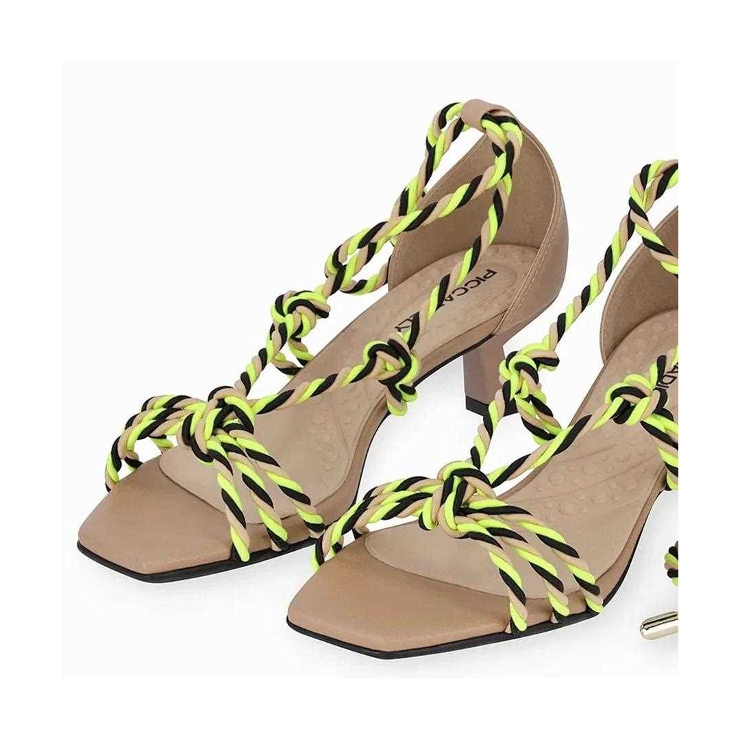 Sandália Piccadilly Conforto 588004 Nude Claro