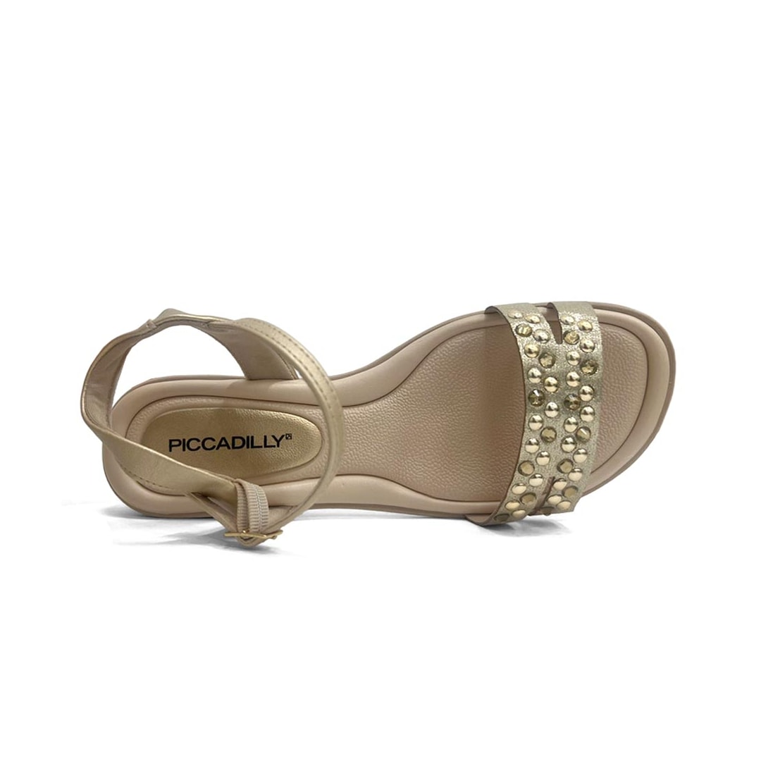 Sandália Piccadilly Conforto 590078 Ouro Sandália Piccadilly Conforto 590078 Ouro