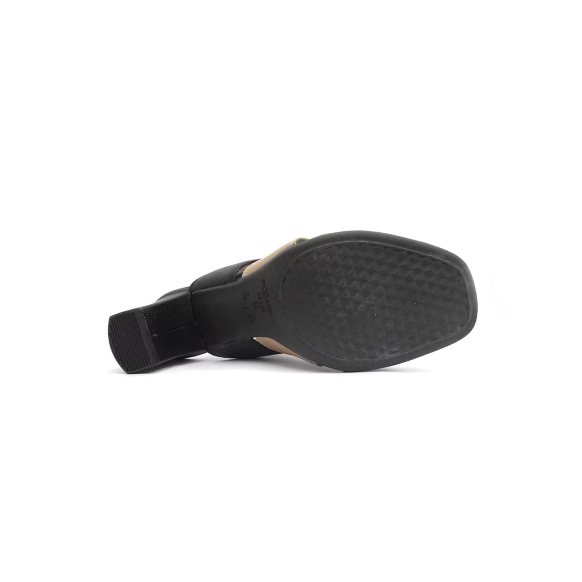 Sandália Piccadilly Conforto 619005 Preto/Natural