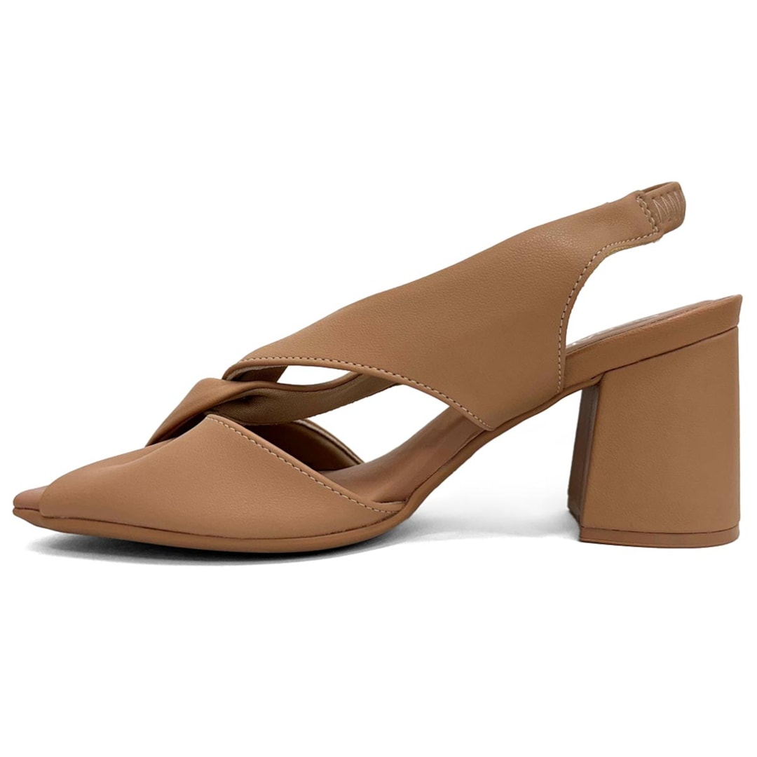Sandália Piccadilly Conforto 626010 Amendoa