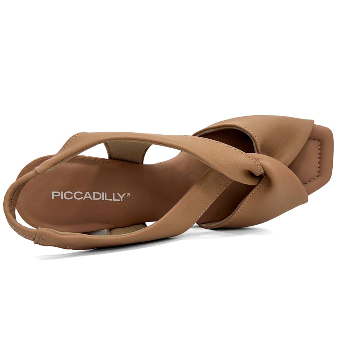 Sandália Piccadilly Conforto 626010 Amendoa