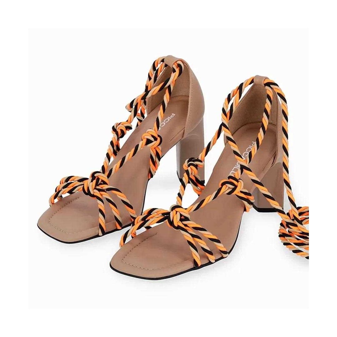 Sandália Piccadilly Conforto 655008 Nude Claro