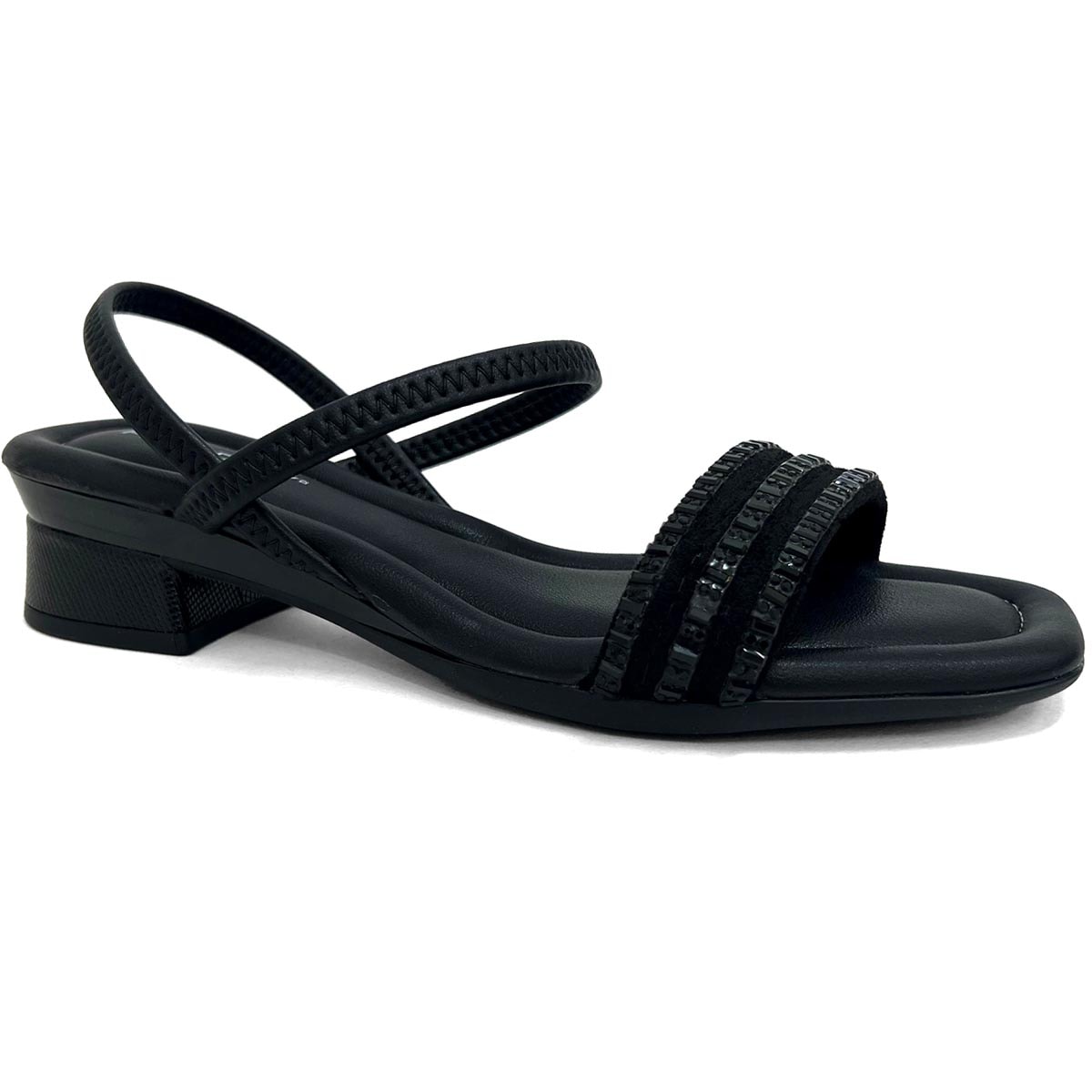 Sandália Piccadilly Conforto Salto Bloco 475017 Preto Sandália Piccadilly Conforto Salto Bloco 475017 Preto