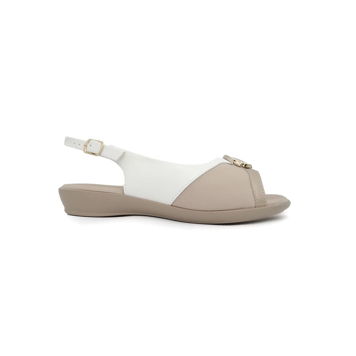 Sandália Piccadilly Feminina Conforto 500292 Branco/Marfim Sandália Piccadilly Feminina Conforto 500292 Branco/Marfim