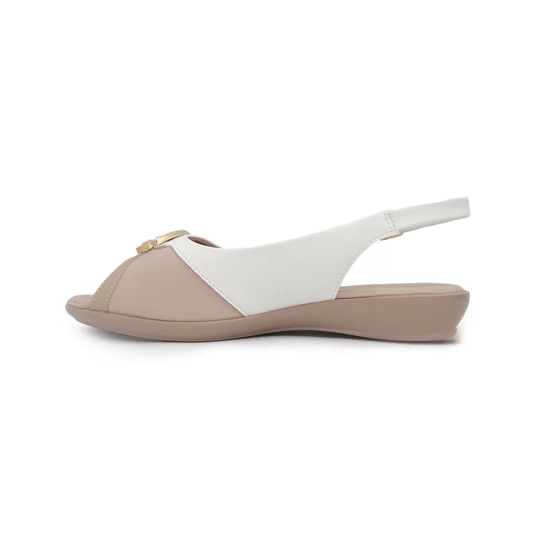 Sandália Piccadilly Feminina Conforto 500292 Branco/Marfim