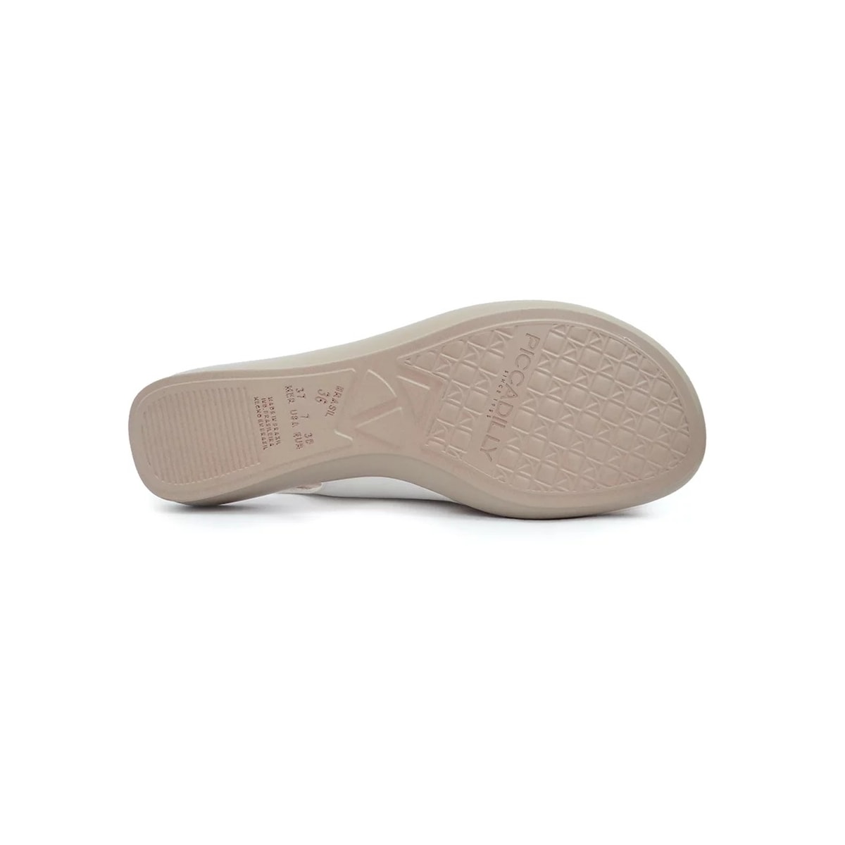 Sandália Piccadilly Feminina Conforto 500292 Branco/Marfim Sandália Piccadilly Feminina Conforto 500292 Branco/Marfim