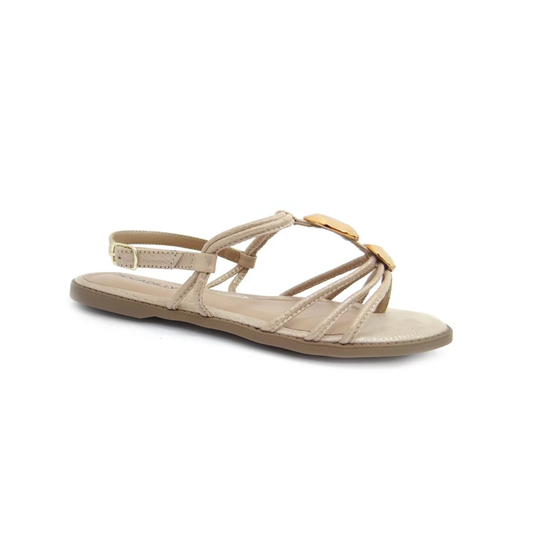 Sandália Piccadilly Feminina Conforto 508027 Bege