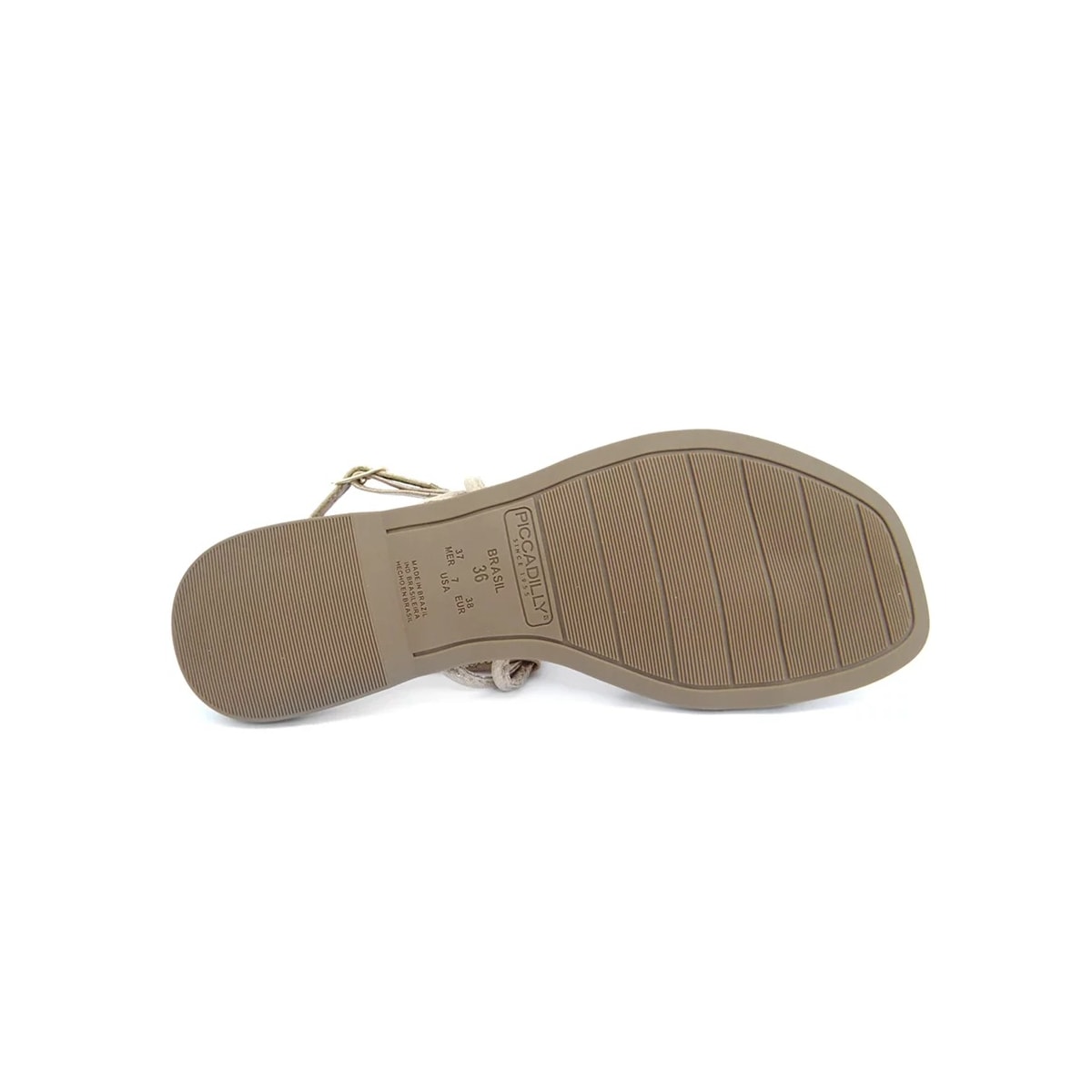 Sandália Piccadilly Feminina Conforto 508027 Bege