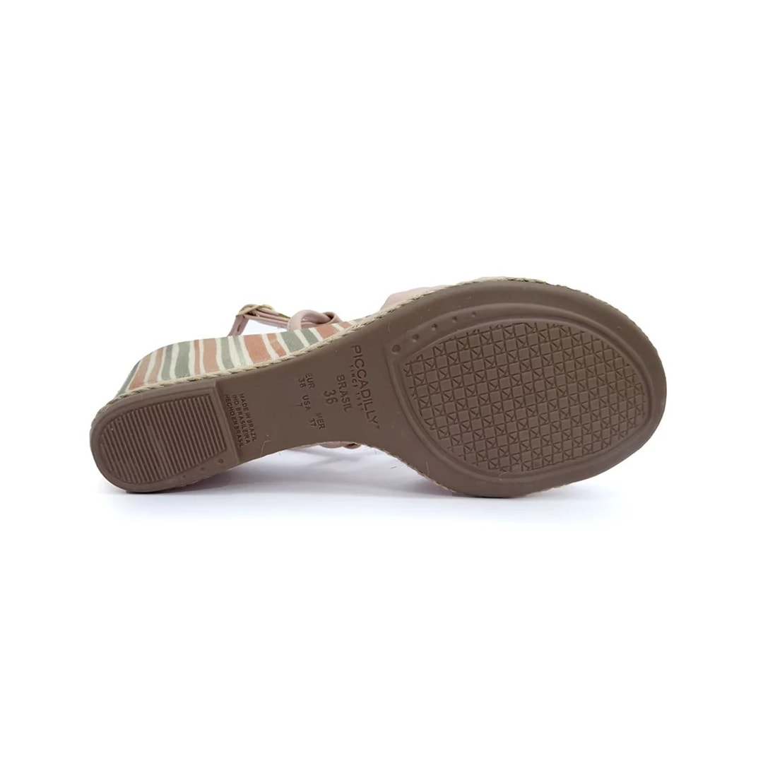 Sandália Piccadilly Feminino Conforto 408180 Rose Sandália Piccadilly Feminino Conforto 408180 Rose