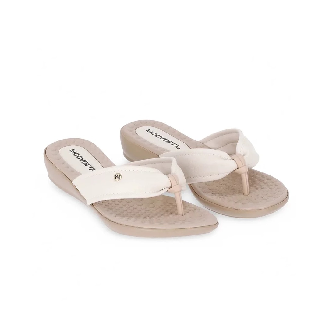Sandália Piccadilly Feminino Conforto 500284 Off White Sandália Piccadilly Feminino Conforto 500284 Off White