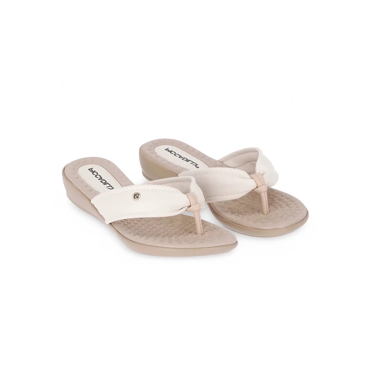 Sandália Piccadilly Feminino Conforto 500284 Off White Sandália Piccadilly Feminino Conforto 500284 Off White