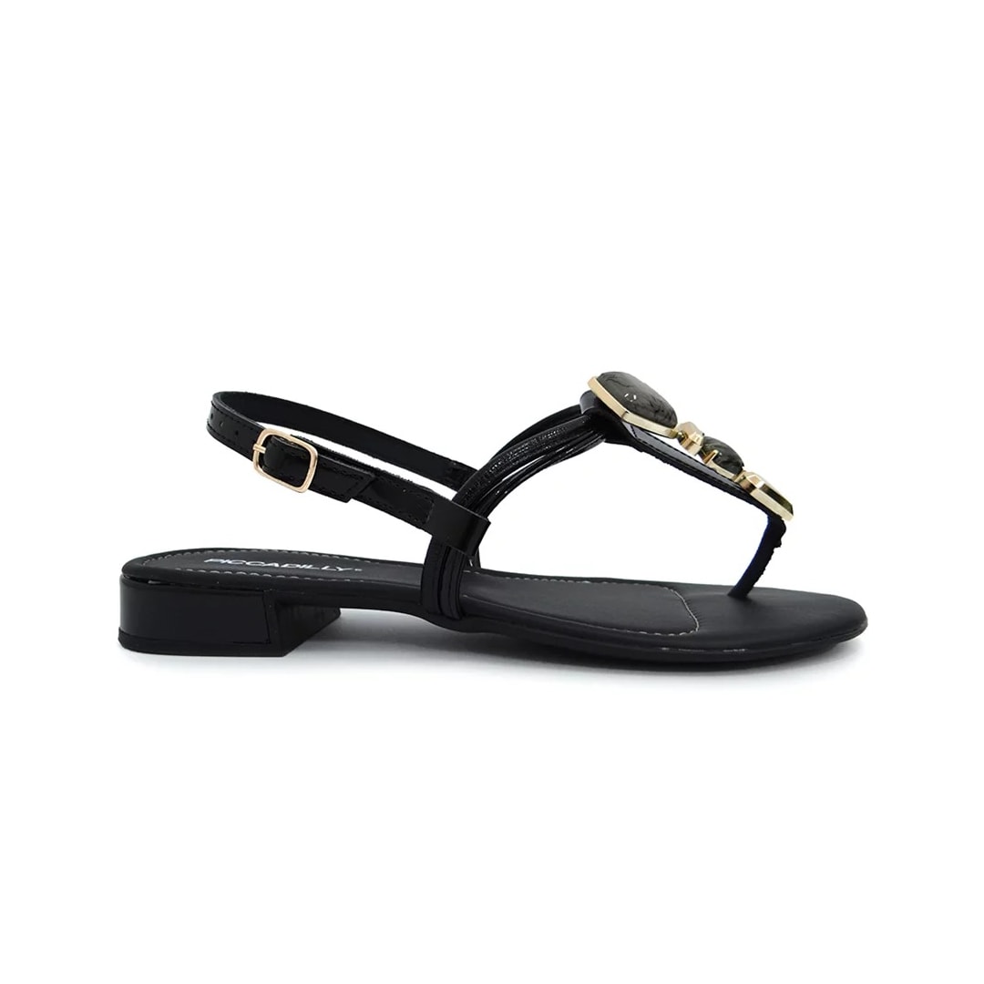 Sandália Piccadilly Feminino Conforto 558028 Preto Sandália Piccadilly Feminino Conforto 558028 Preto