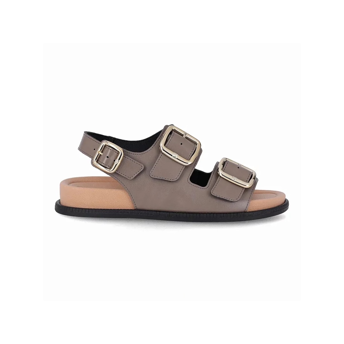 Sandália Piccadilly Flatform 477011 Taupe Sandália Piccadilly Flatform 477011 Taupe