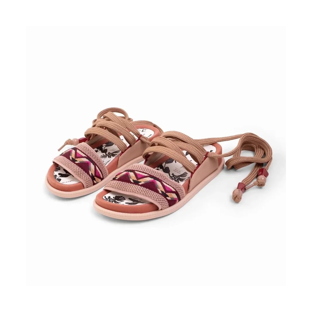 Sandália Piccadilly Flatform Papete 478002 Amendoa Sandália Piccadilly Flatform Papete 478002 Amendoa