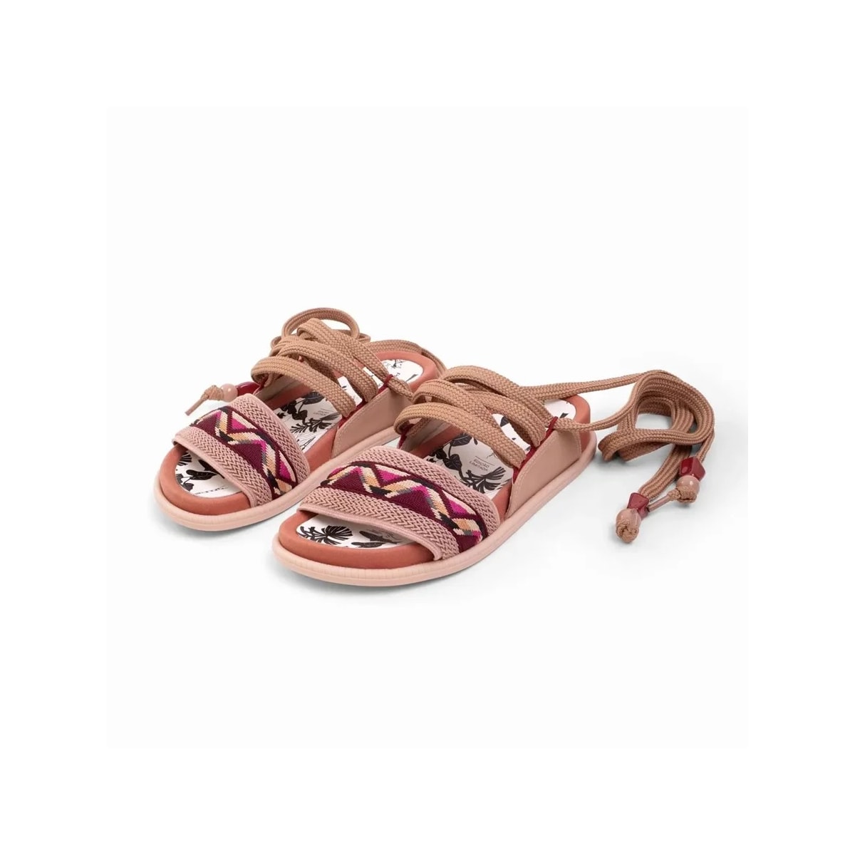 Sandália Piccadilly Flatform Papete 478002 Amendoa Sandália Piccadilly Flatform Papete 478002 Amendoa