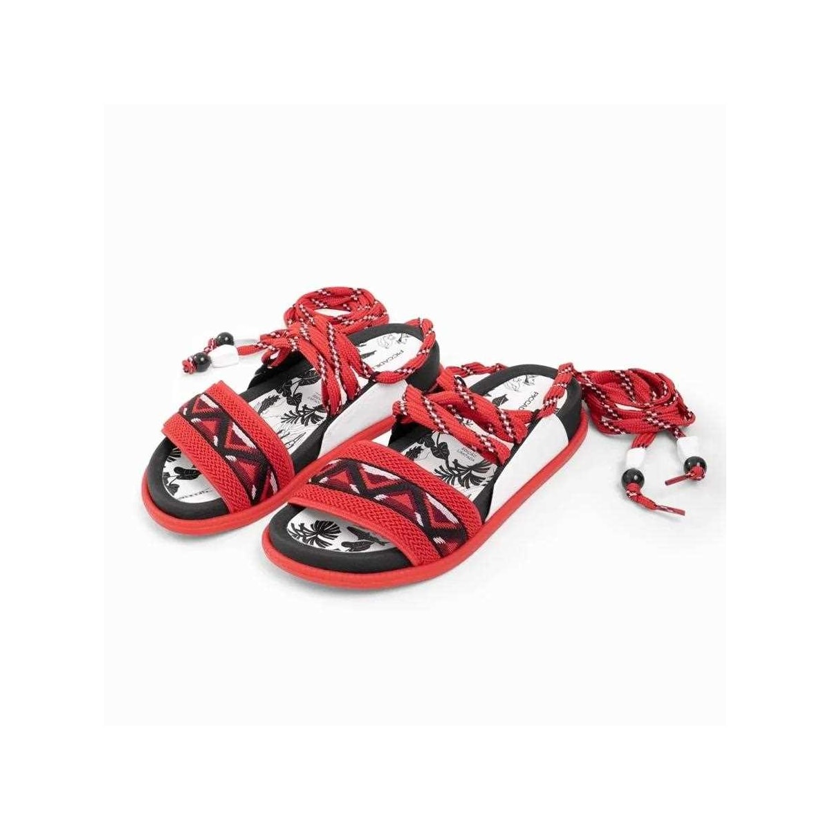 Sandália Piccadilly Flatform Papete 478002 Vermelho Sandália Piccadilly Flatform Papete 478002 Vermelho