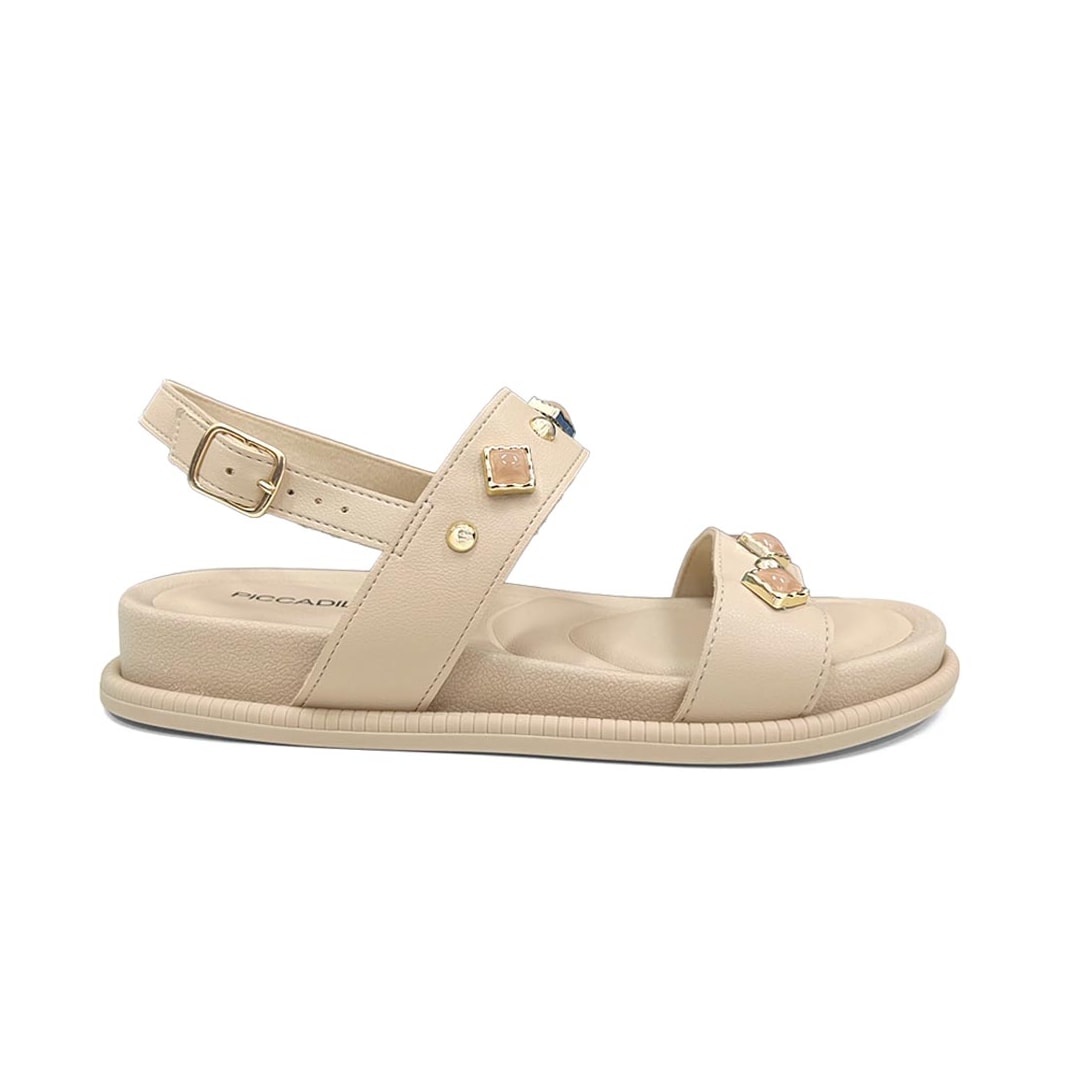 Sandália Piccadilly Papete Birken Renata 480009 Brulee Sandália Piccadilly Papete Birken Renata 480009 Brulee