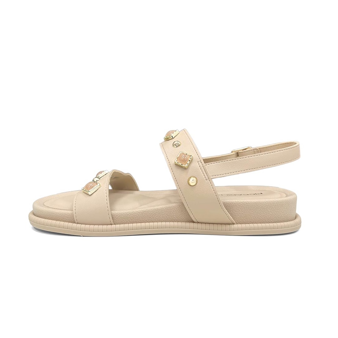 Sandália Piccadilly Papete Birken Renata 480009 Brulee
