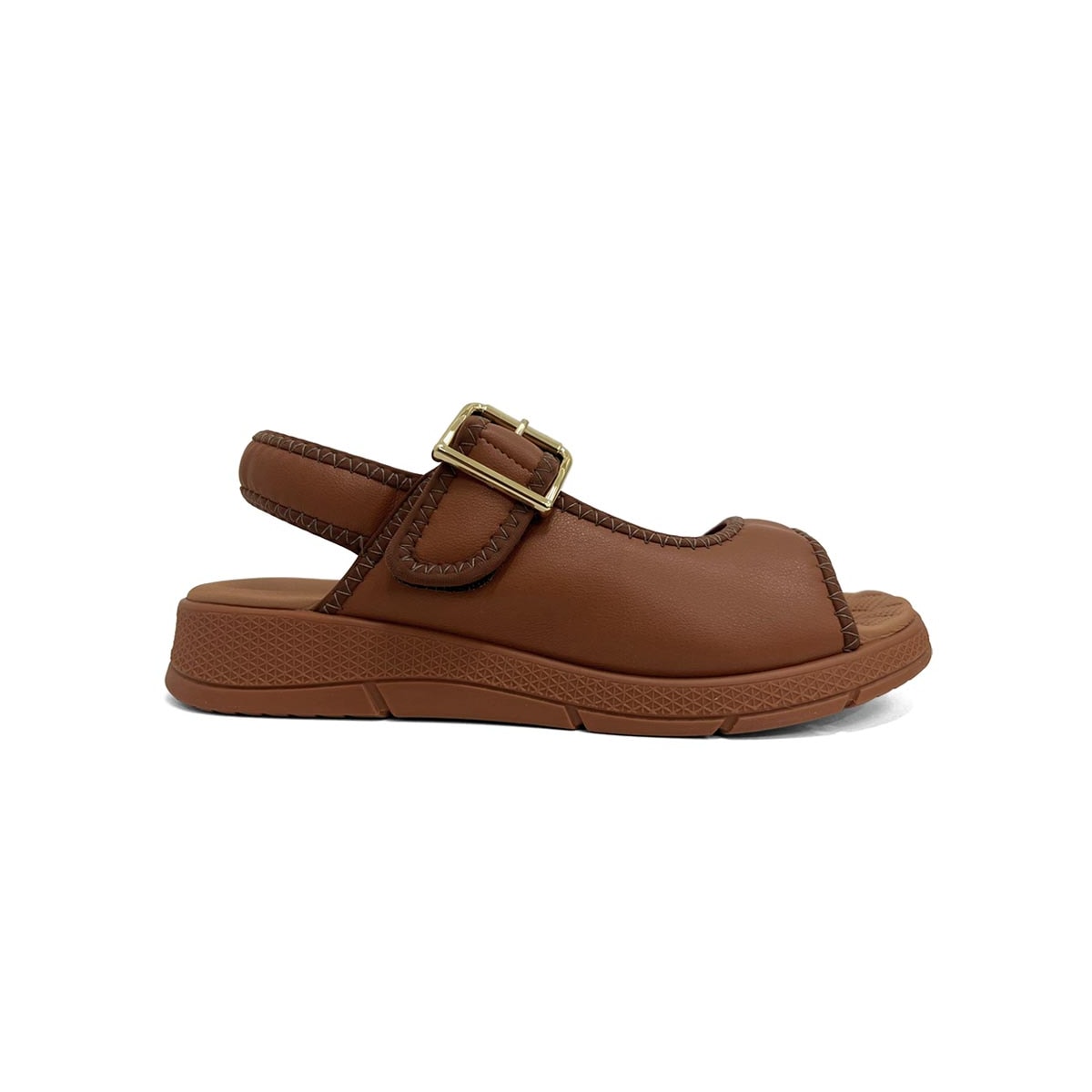 Sandália Piccadilly Papete Conforto 571019 Ocre