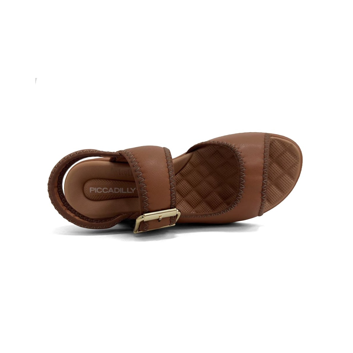 Sandália Piccadilly Papete Conforto 571019 Ocre
