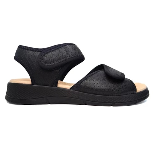 Detalhe - Sandália Piccadilly Papete Joanete 571003 Preto/Off White