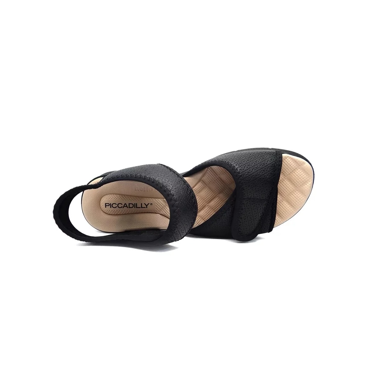 Sandália Piccadilly Papete Joanete 571003 Preto/Off White Sandália Piccadilly Papete Joanete 571003 Preto/Off White