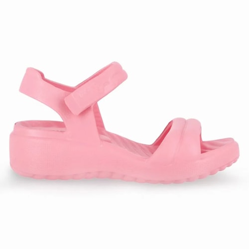 Detalhe - Sandália Piccadilly Papete Marshmallow C226001 Rosa Neon