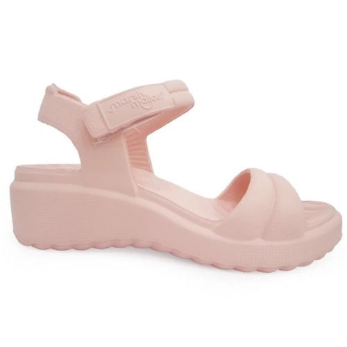 Detalhe - Sandália Piccadilly Papete Marshmallow C226001 Rosa Sweet
